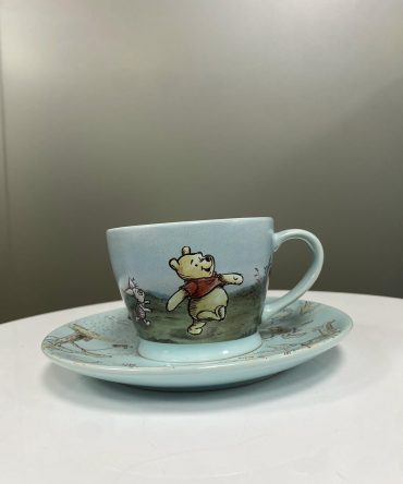 TAZA WINNIE THE POOH CON PLATO