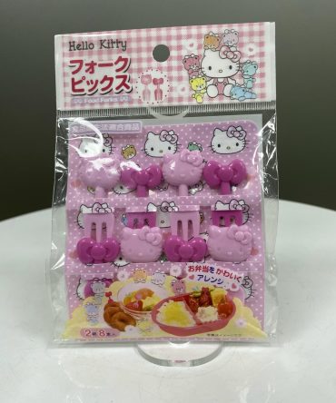SET DE PINCHOS PARA COMIDA HELLO KITTY