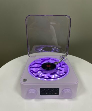 ALTAVOZ VINTAGE CON BLUETOOH MORADO