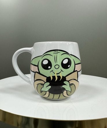 TAZA BLANCA BABY YODA
