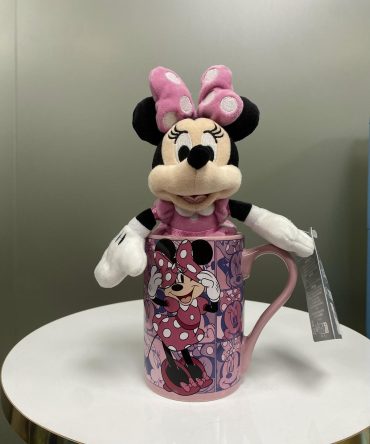 TAZA + PELUCHE MINNIE