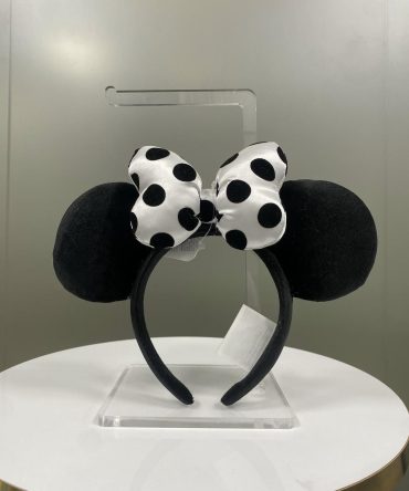 DIADEMA MINNIE NEGRA CON PUNTOS