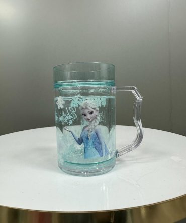 TAZA GLITTER ELSA
