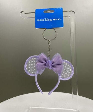 LLAVERO DIADEMA MINNIE LILA