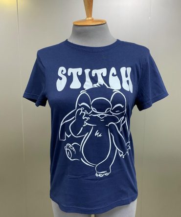 FRANELA STITCH AZUL MARINO