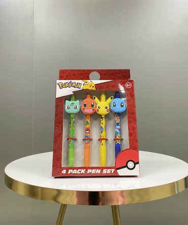 4 PACK BOLIGRAFOS POKEMON