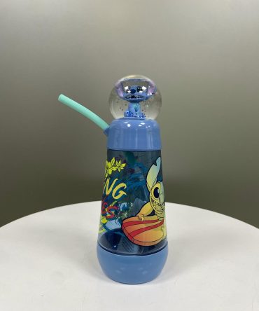 VASO CON PITILLO GLOBO STITCH