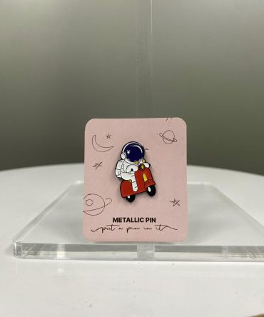 PIN ASTRONAUTA MOTOCICLETA