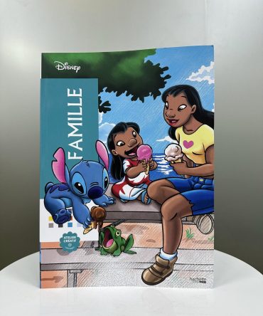 LIBRO PARA COLOREAR PORTADA FAMILIA STITCH