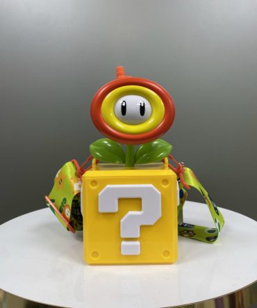 VASO CON PITILLO CUBO SORPRESA/FLOR