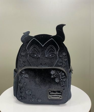 MOCHILA MALEFICA NEGRA GAMUZA LOUNGEFLY