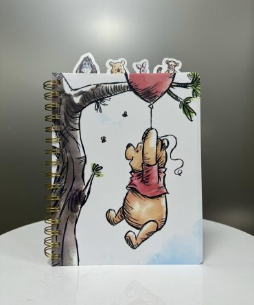 LIBRETA WINNIE CON SEPARADORES 96 PAG