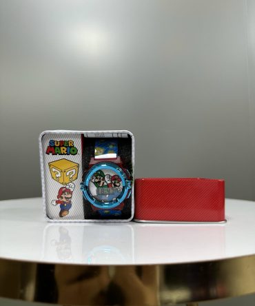 RELOJ MARIO Y LUIGI AZUL
