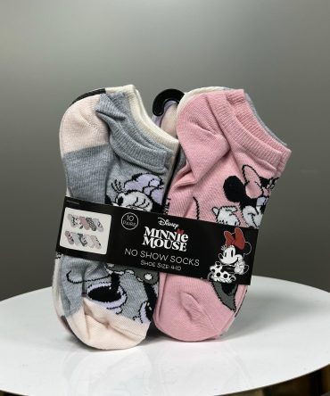 10 PACK MEDIAS CORTAS MINNIE